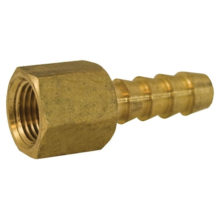 Jones Stephens 1/4in. x 1/8in. Brass Hose Barb x FIP Adapter G26042
